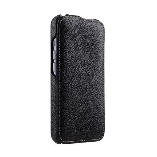 Melkco iPhone 13 Pro Jacka Series Premium Leather Cover - Black - Tashqila Melkco iPhone 13 Pro Jacka Series Premium Leather Cover - Black - Tashqila